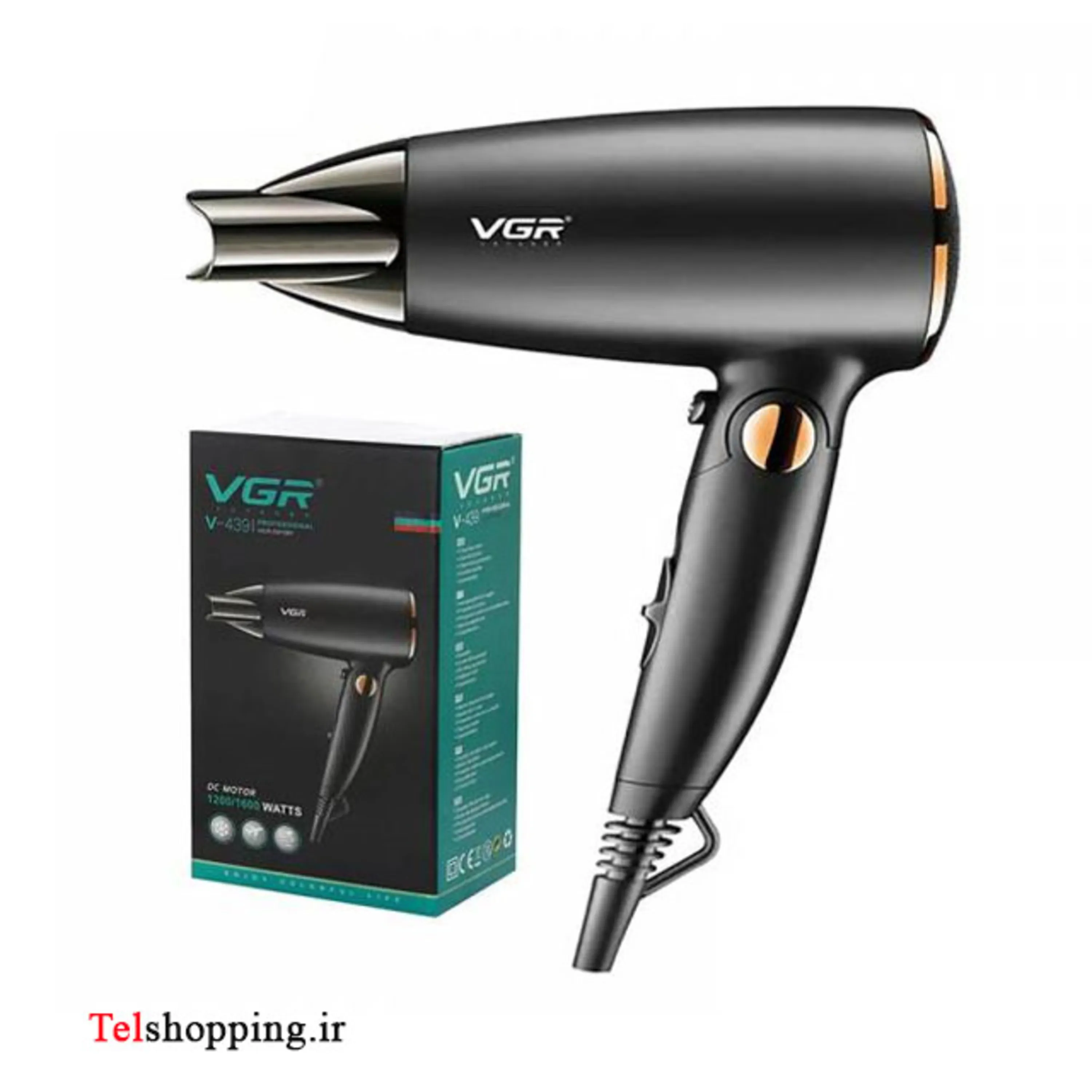 سشوار مسافرتی وی جی آر مدل V439